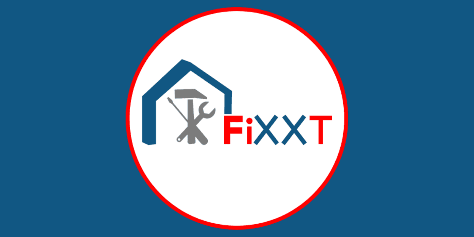 "Fixxt On Demand logo showcasing home services with a subscription model, offering reliable, affordable solutions for homeowners' maintenance needs."
