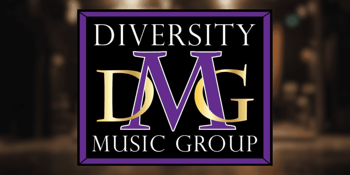 "Logo of Diversity Music Group, representing Chad Lawson Cooper’s independent music company focused on blending storytelling with musical creativity."