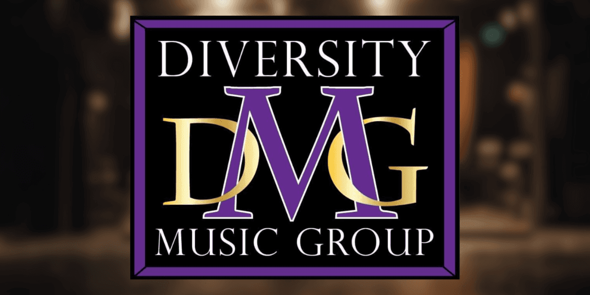 "Logo of Diversity Music Group, representing Chad Lawson Cooper’s independent music company focused on blending storytelling with musical creativity."