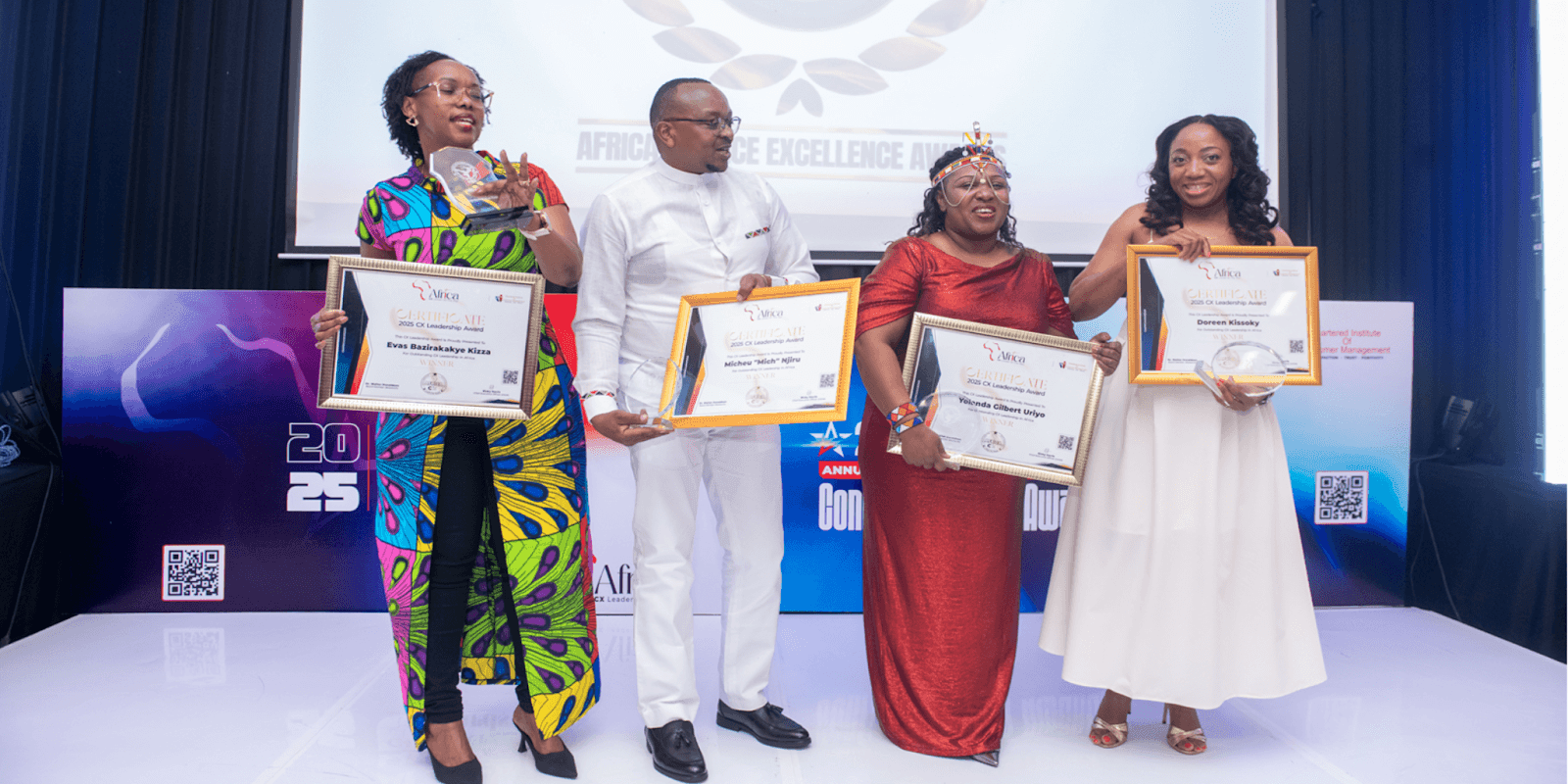 "Celebrating leaders in customer service at the Africa Service Excellence Awards 2025."