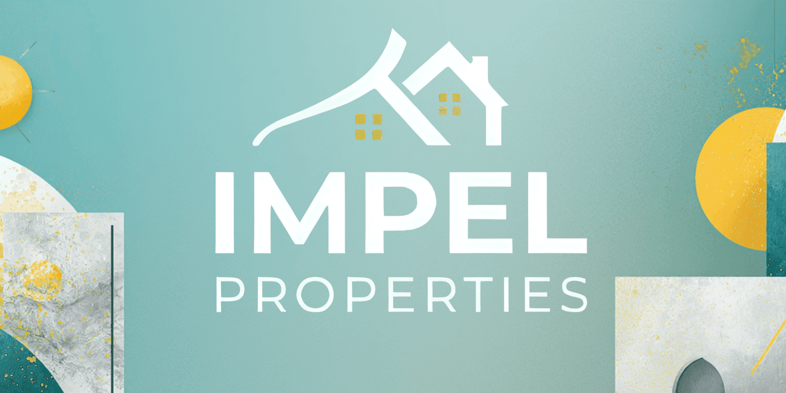 "Impel Properties logo, symbolizing a modern, transparent real estate marketplace connecting buyers, sellers, and agents in Ghana."