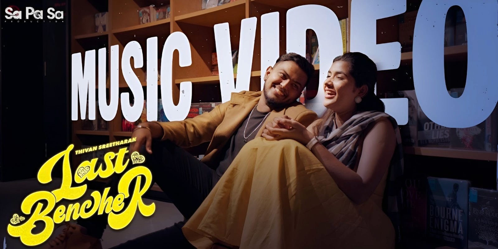 Thivan Sreetharan and Chandhine Kaur in a scene from the music video for 'Last Bencher,' a milestone release.