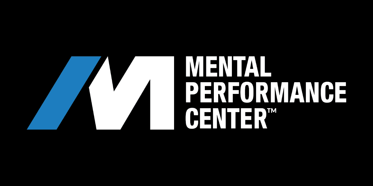 Mental Performance Center logo with stylized M on a black background.