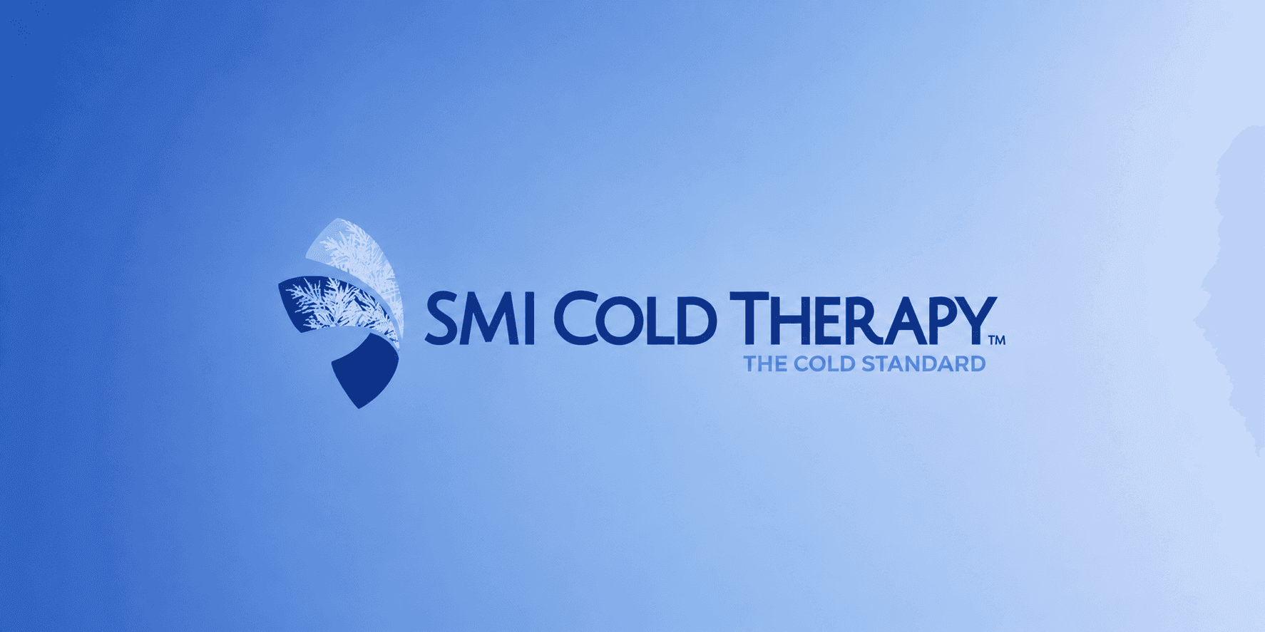 SMI Cold Therapy logo with blue gradient background and “The Cold Standard” tagline.
