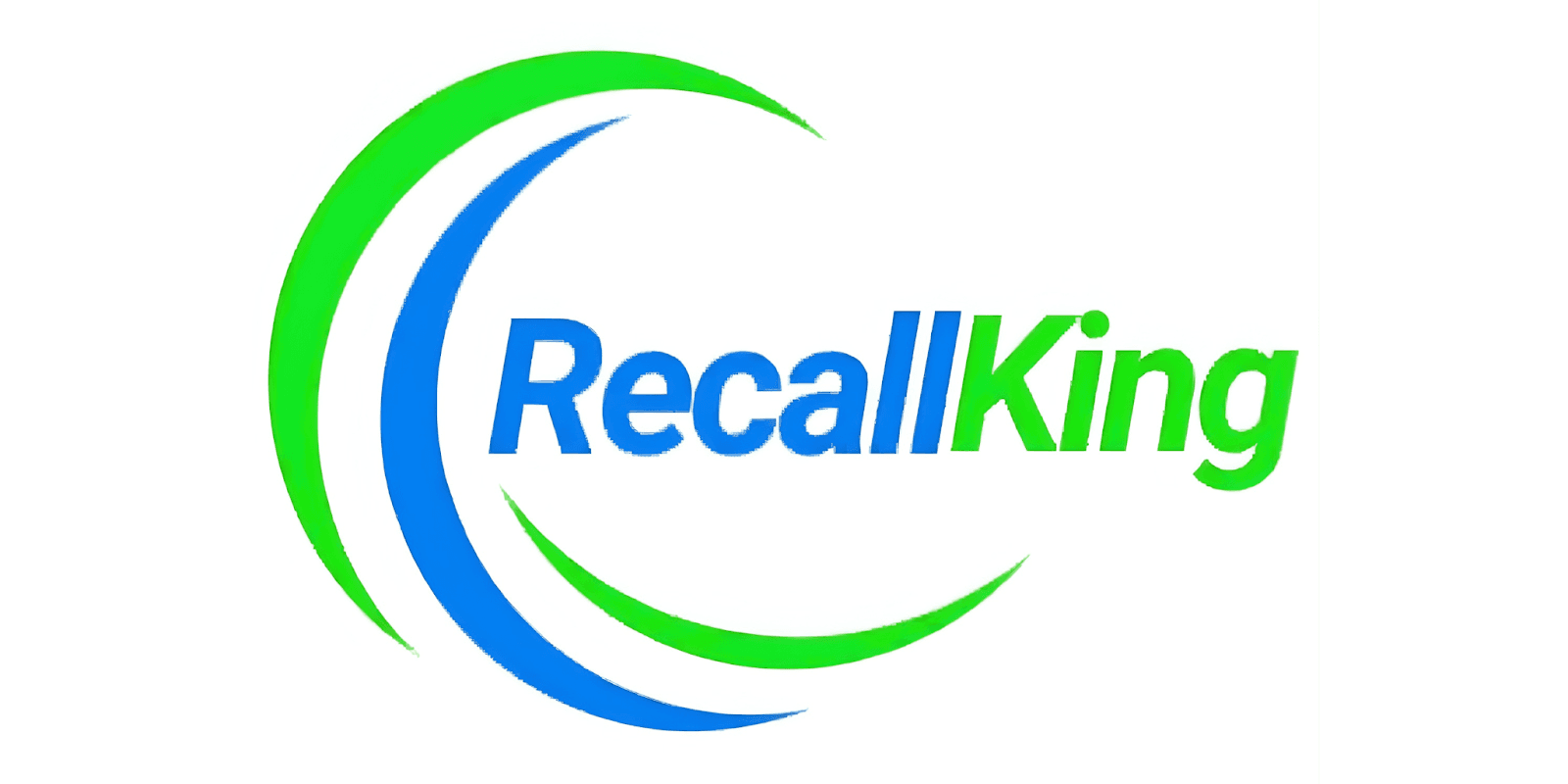 "RecallKing™ logo, symbolizing real-time, personalized alerts for product recalls, helping families stay safe and informed about potential hazards."