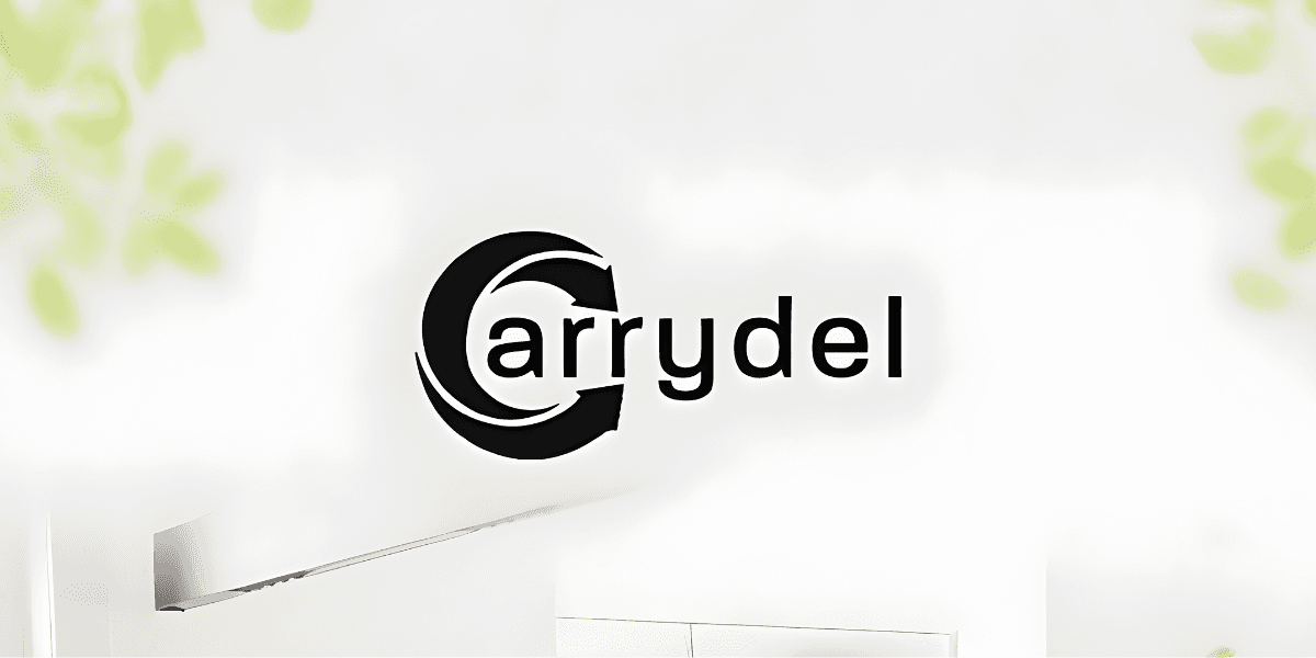 Carrydel logo featuring stylized black “C” design and text, representing innovation and quality in everyday living products.