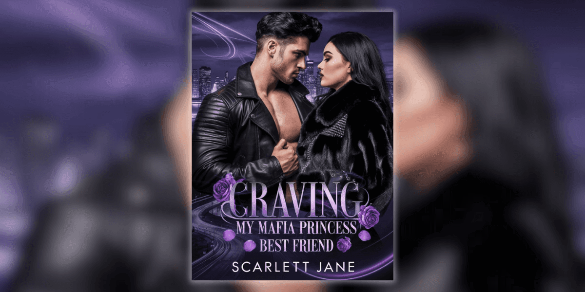 A couple locked in a passionate gaze, symbolizing forbidden love and tension, from the dark romance Craving My Mafia Princess Best Friend.