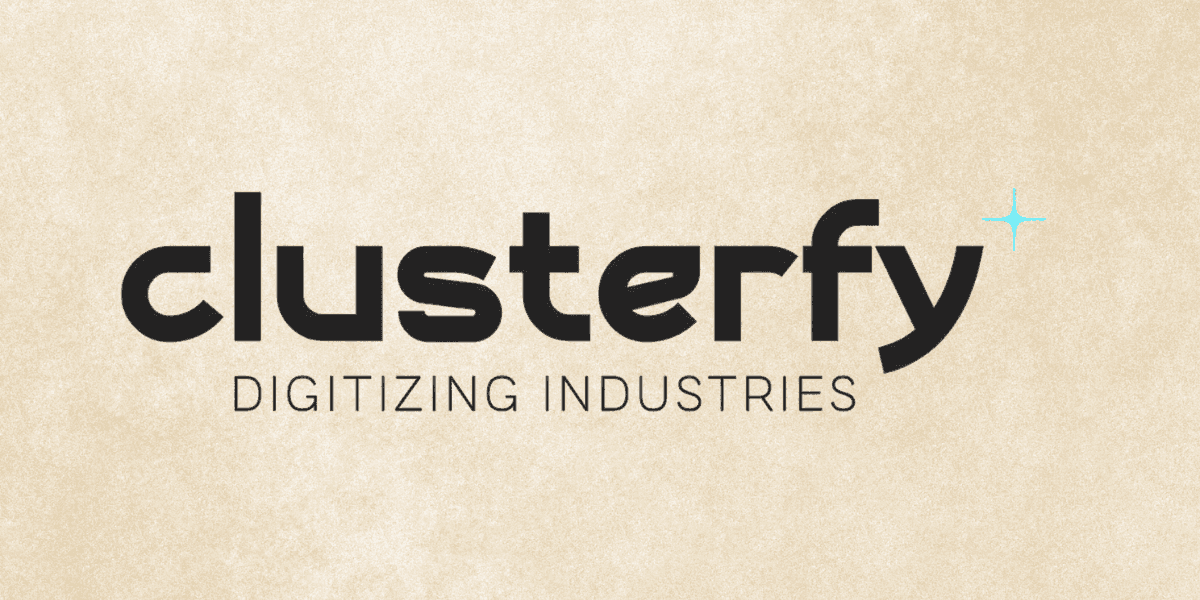 "Clusterfy logo, representing an AI-powered software firm specializing in intelligent operations, providing customized solutions for business efficiency."