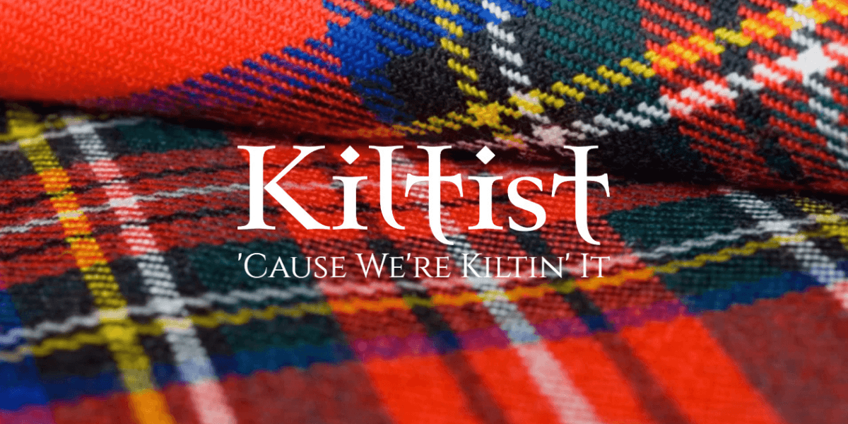 Close-up of vibrant tartan fabric showcasing the modern yet traditional design of Kiltist kilts, blending heritage with style.