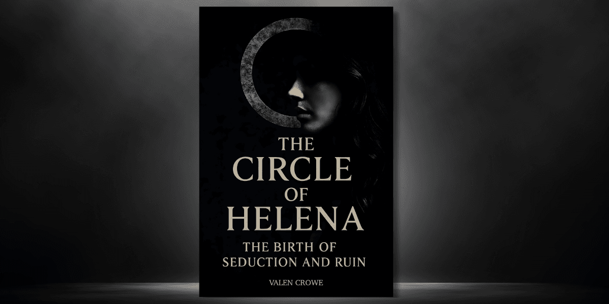 Explore Valen Crowe's dark psychological thriller 'The Circle of Helena' blending seduction, obsession, and self-destruction.
