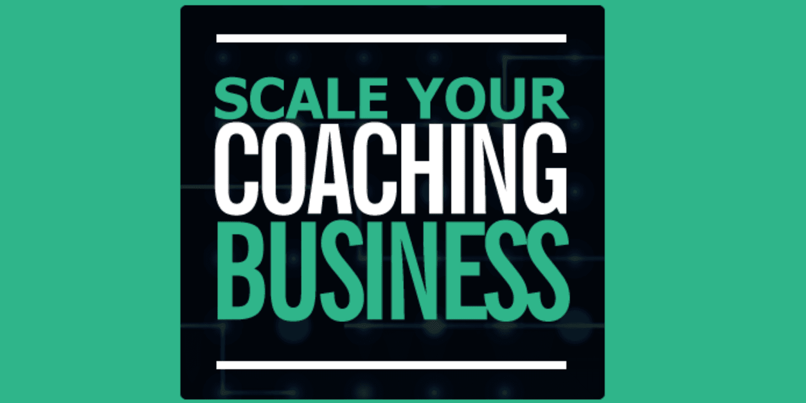 Scale Your Coaching Business graphic promoting the Client Boost System for sustainable business growth without burnout.