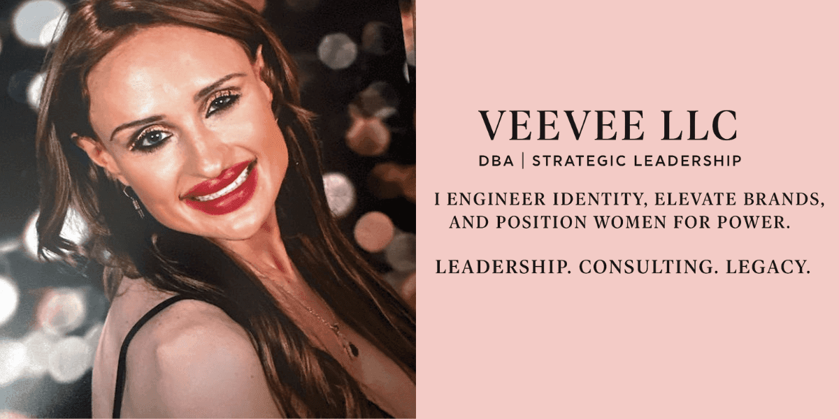 Dr. Victoria Garcia, founder of Vee-Vee LLC, specializes in strategic leadership, empowering women leaders through business consulting and personal healing.