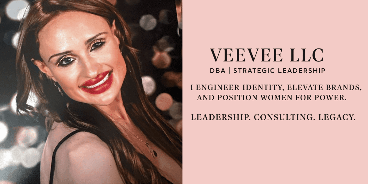 Dr. Victoria Garcia, founder of Vee-Vee LLC, specializes in strategic leadership, empowering women leaders through business consulting and personal healing.