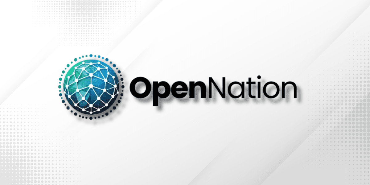 "OpenNation logo with a globe design, symbolizing a connected network of AI tools and resources designed for content creation, coding, and more."