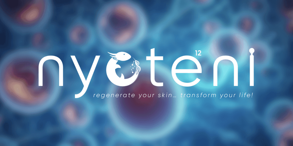 Nyoteni: Regenerative night cream inspired by axolotls for youthful, glowing skin through advanced exosome technology.