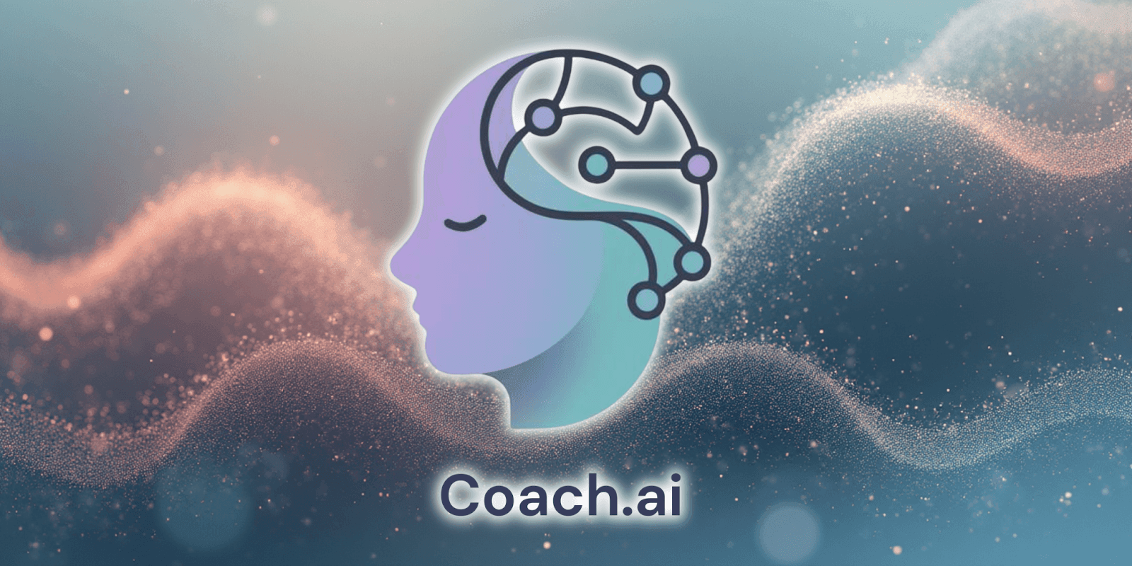 Coach AI logo representing personalized, emotionally intelligent coaching system, blending AI and human expertise for personal growth.